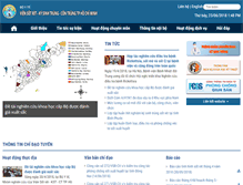 Tablet Screenshot of impehcm.org.vn